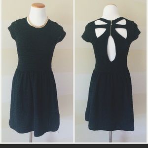 Urban Outfitters Black Cut-Out Dress